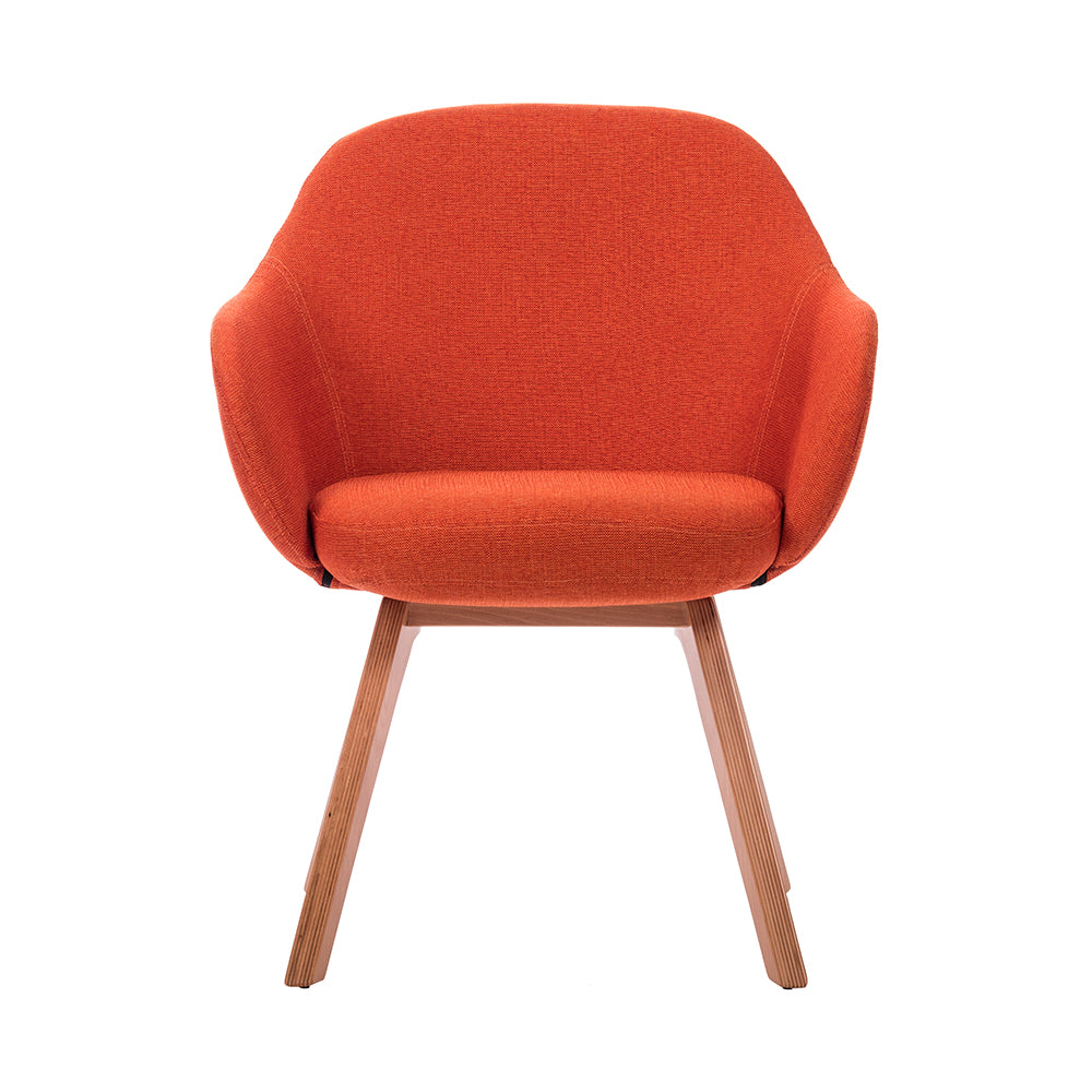 Sillón Kimbra Bratti Base de Madera