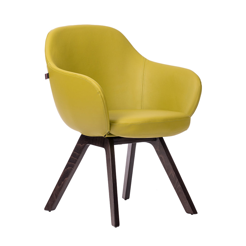 Sillón Kimbra Bratti Base de Madera