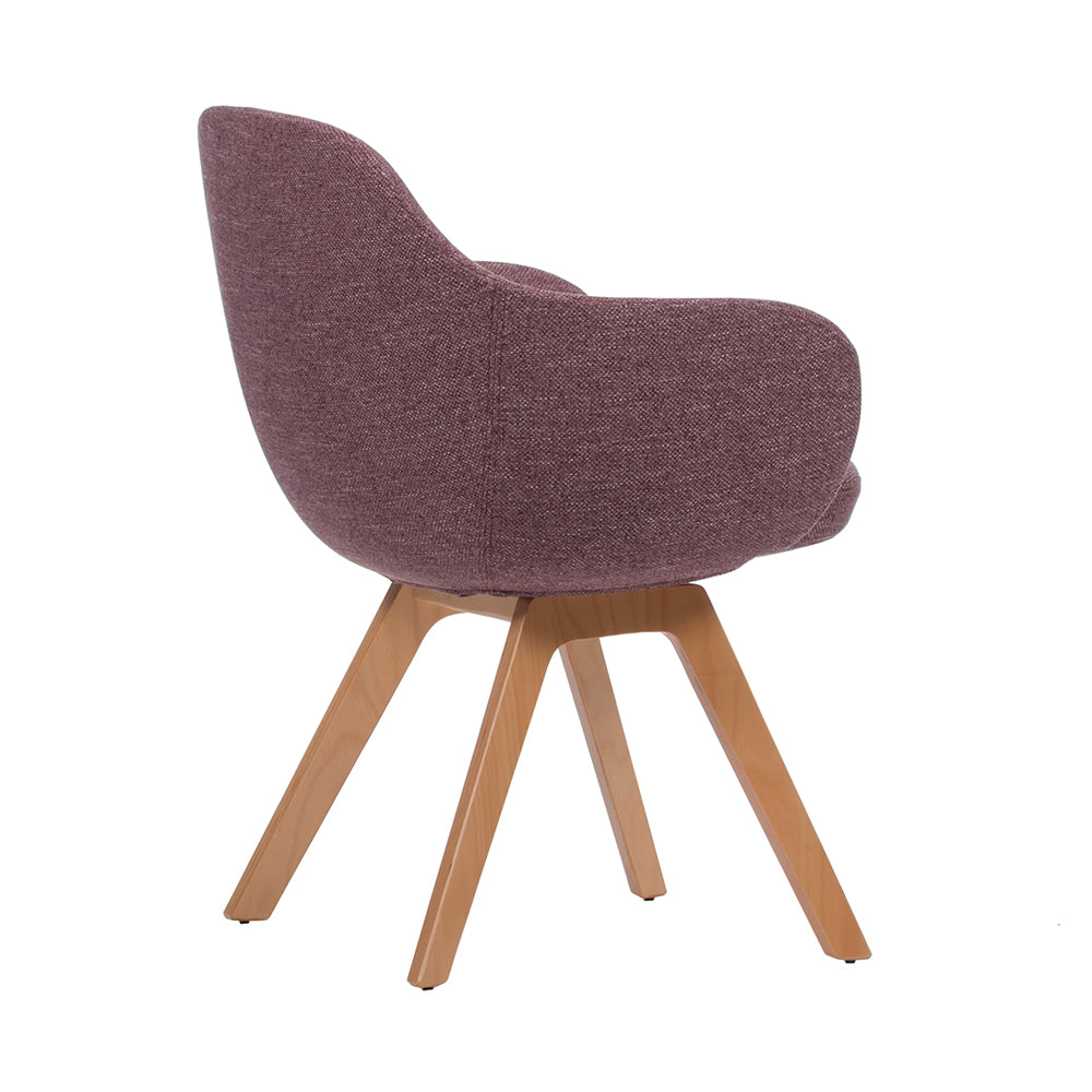 Sillón Kimbra Bratti Base de Madera