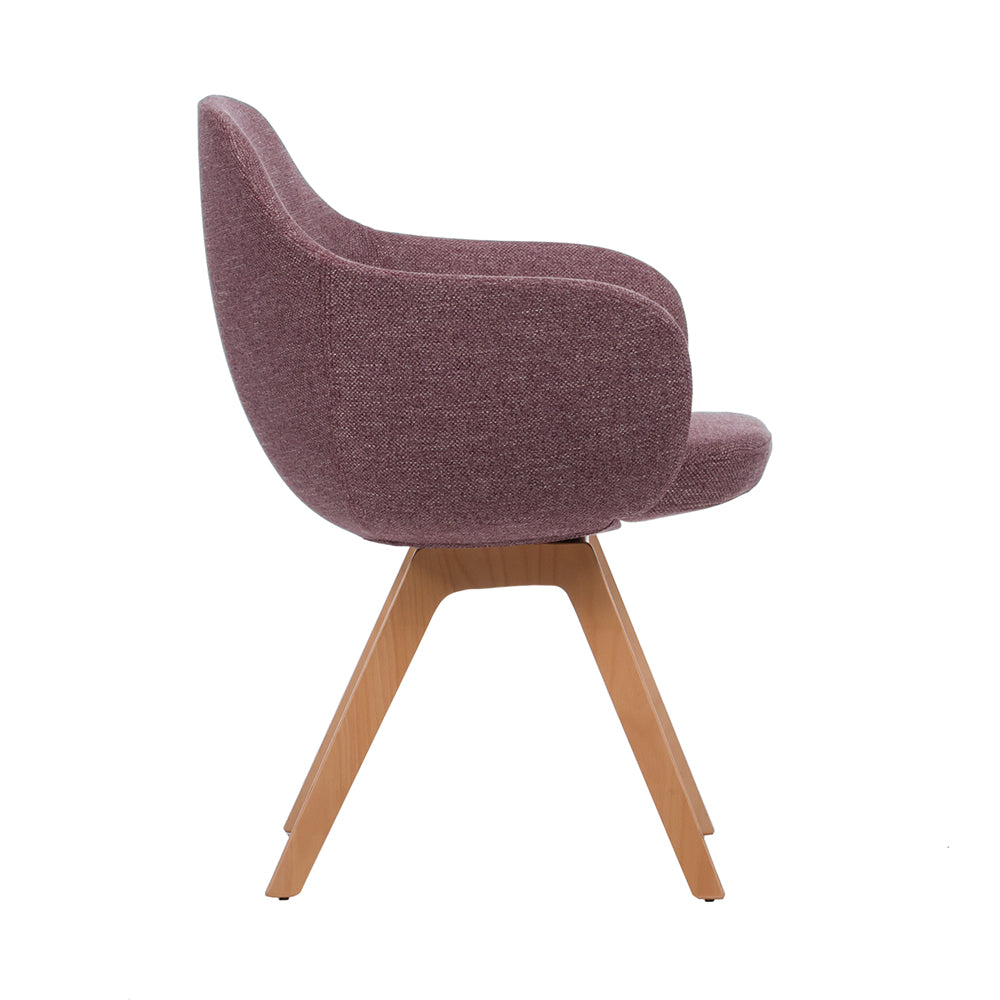 Sillón Kimbra Bratti Base de Madera