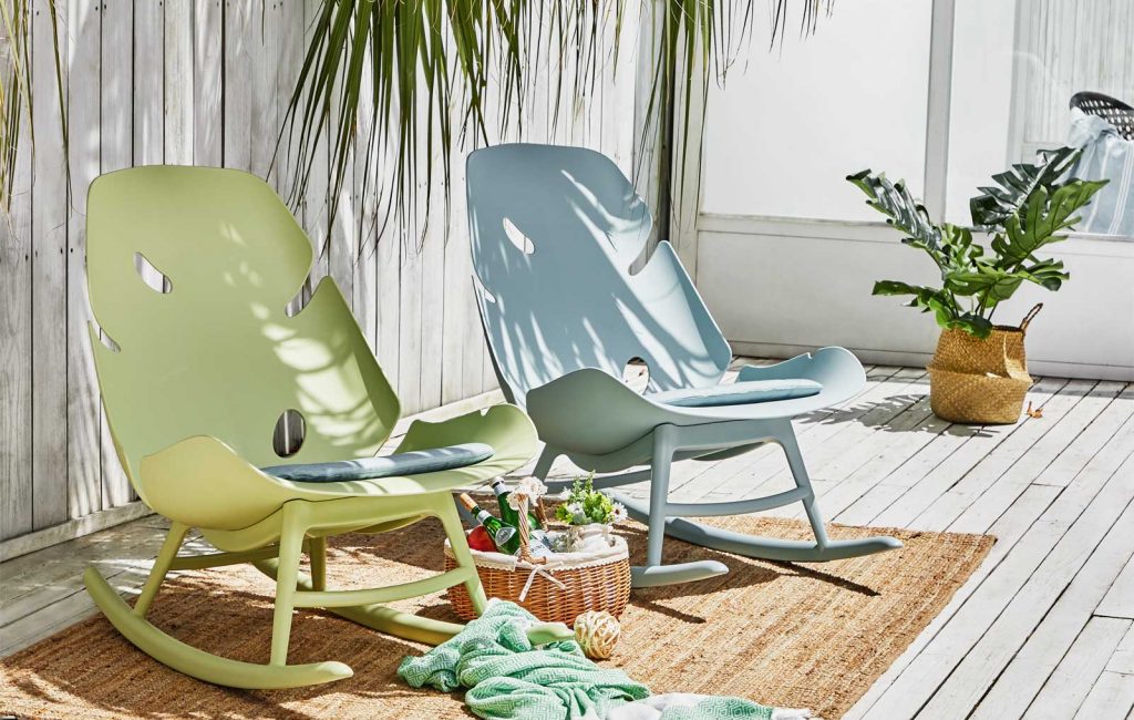 Silla Mecedora Monstera para Exterior Lagoon
