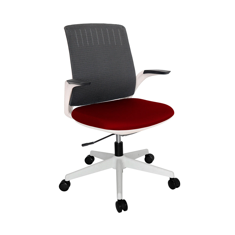 Silla Semi Ejecutiva Whale Blanca OHE-100 Offiho