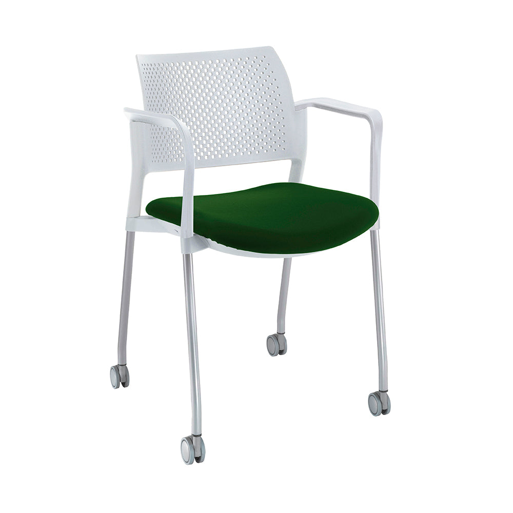 Silla de Visita con Brazos y Ruedas Kyos OHV-350 Offiho