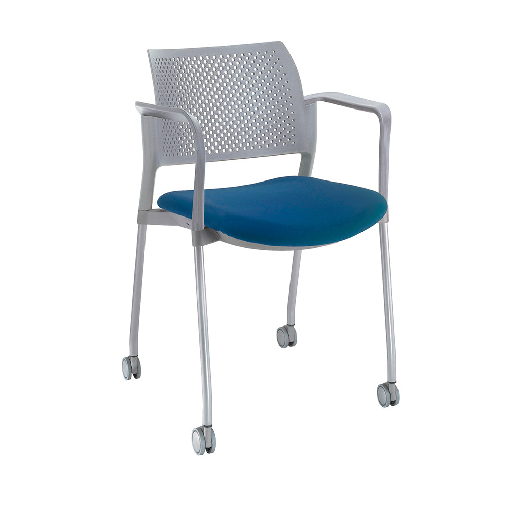 Silla de Visita con Brazos y Ruedas Kyos OHV-350 Offiho