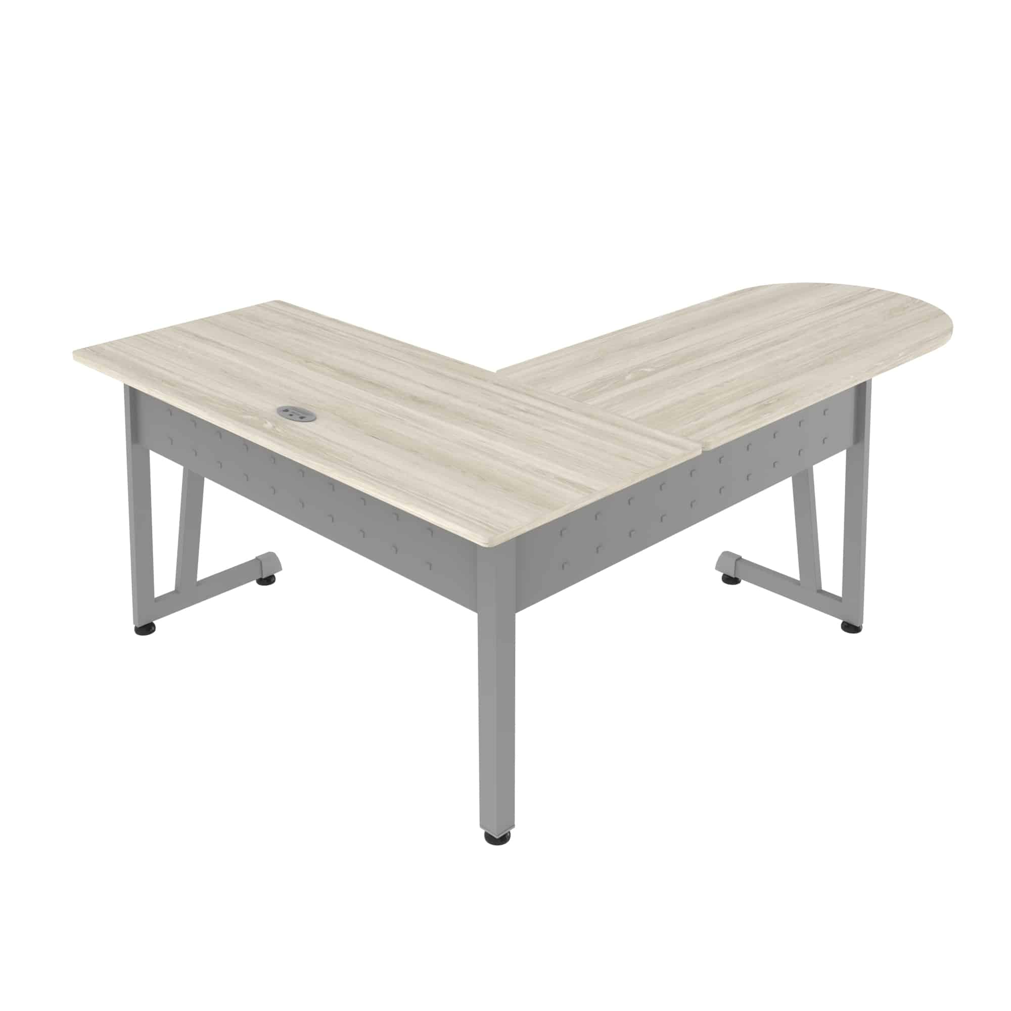 Escritorio Módulo L 120S Melamina Línea Italia