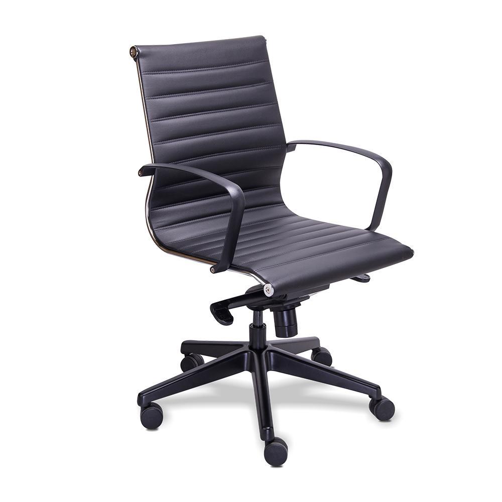 Sillón Semi Ejecutivo en Negro RE-1751N Reqüiez