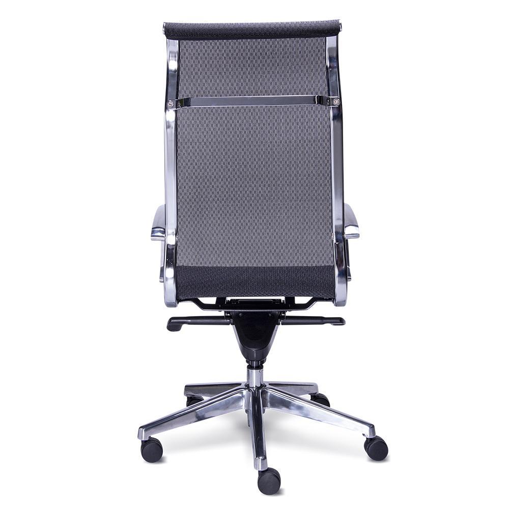 Sillón ejecutivo retro con respaldo alto requiez