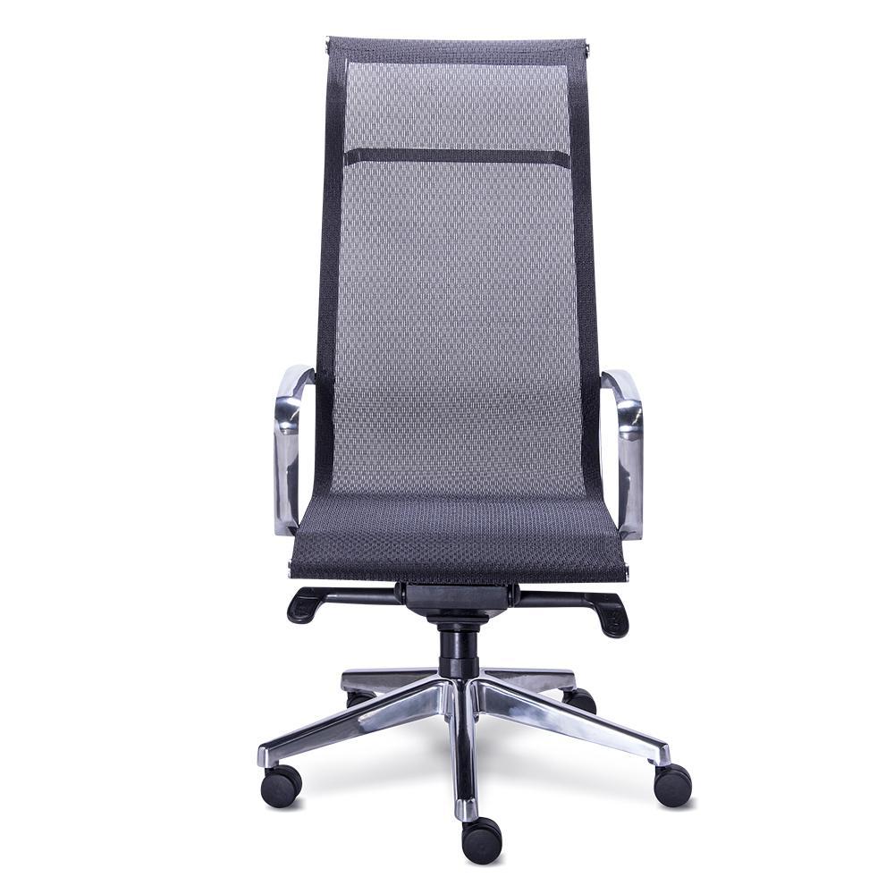 Sillón ejecutivo retro con respaldo alto requiez