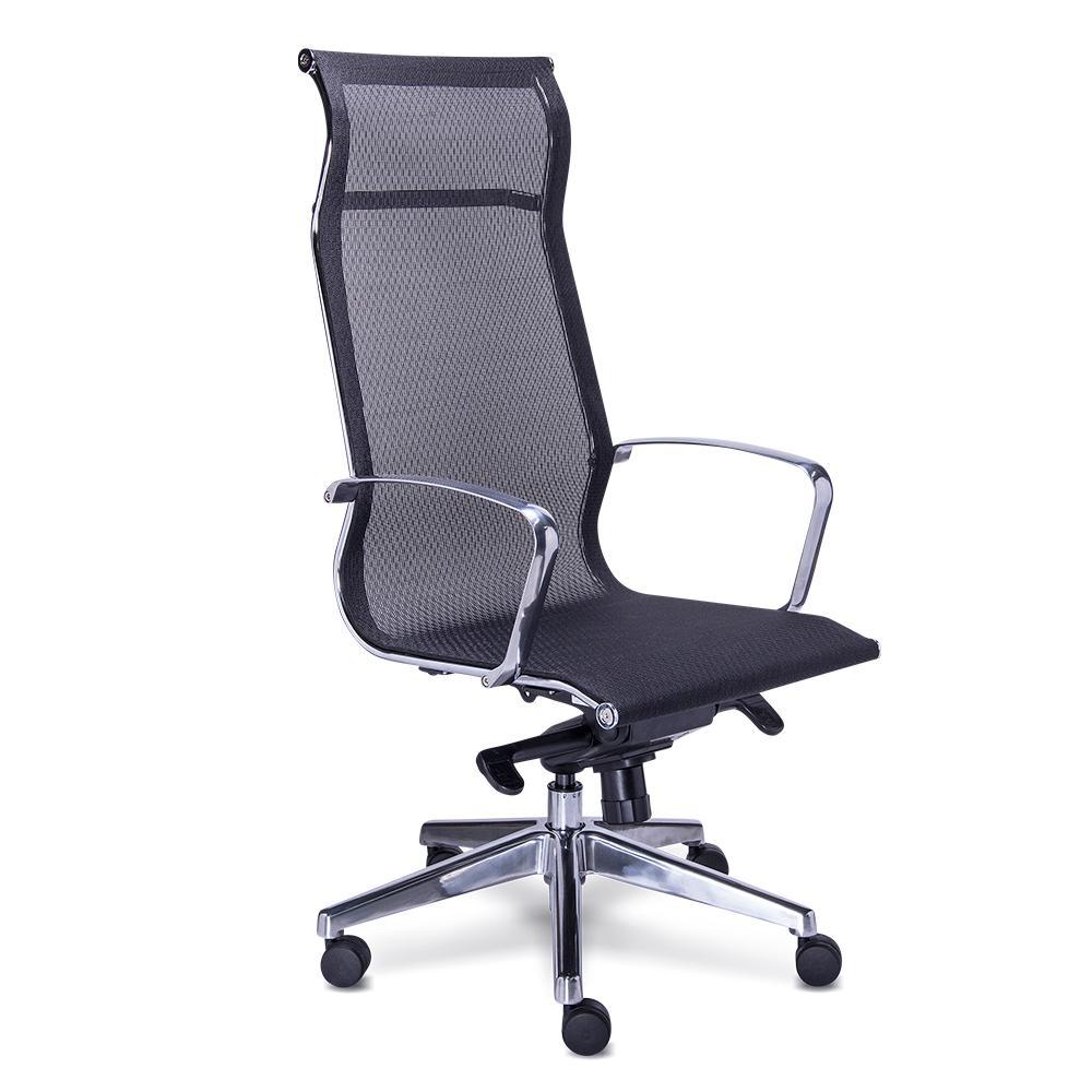 Sillón ejecutivo retro con respaldo alto requiez