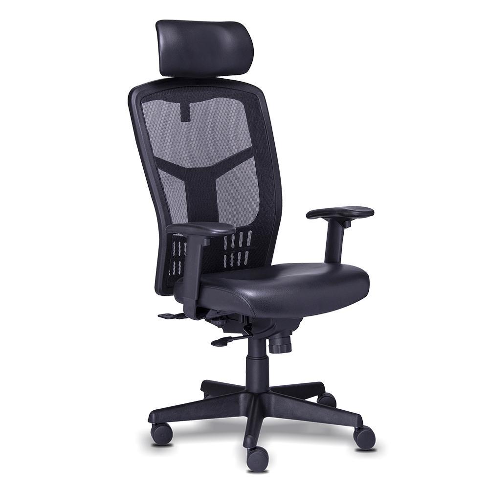 Sillón Gerencial RP-4500 Reqüiez en Piel con Cabecera