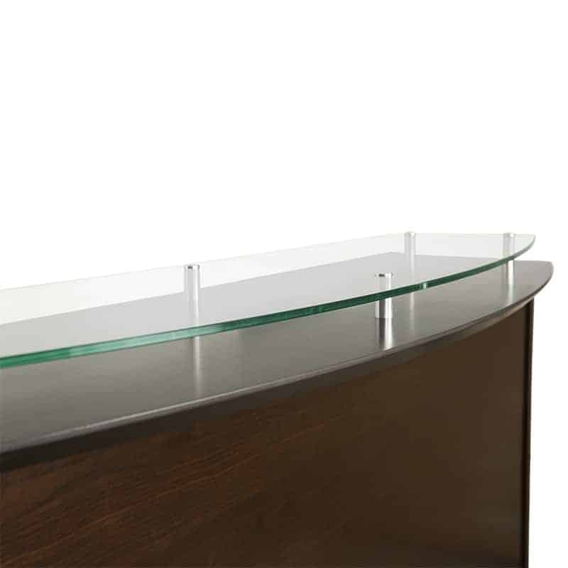 Recepción Recta Filo Cubierta de Vidrio 702 OFIK