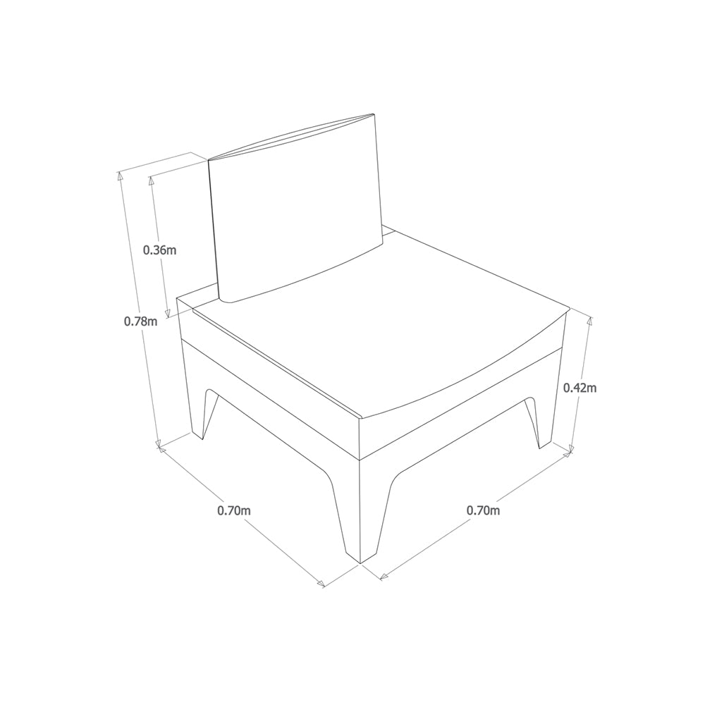Sofá Modular Sophia con Respaldo Techno