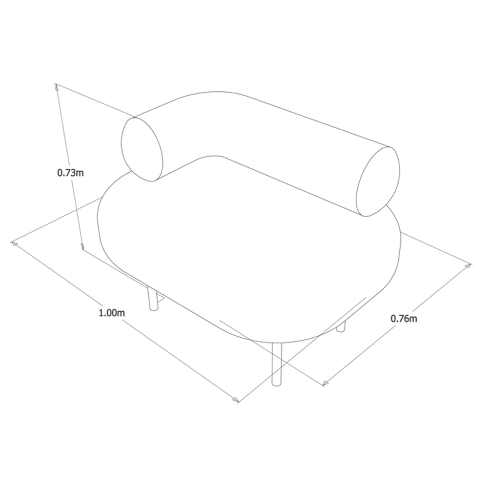 Sofá Wave de 1 Plaza Bratti
