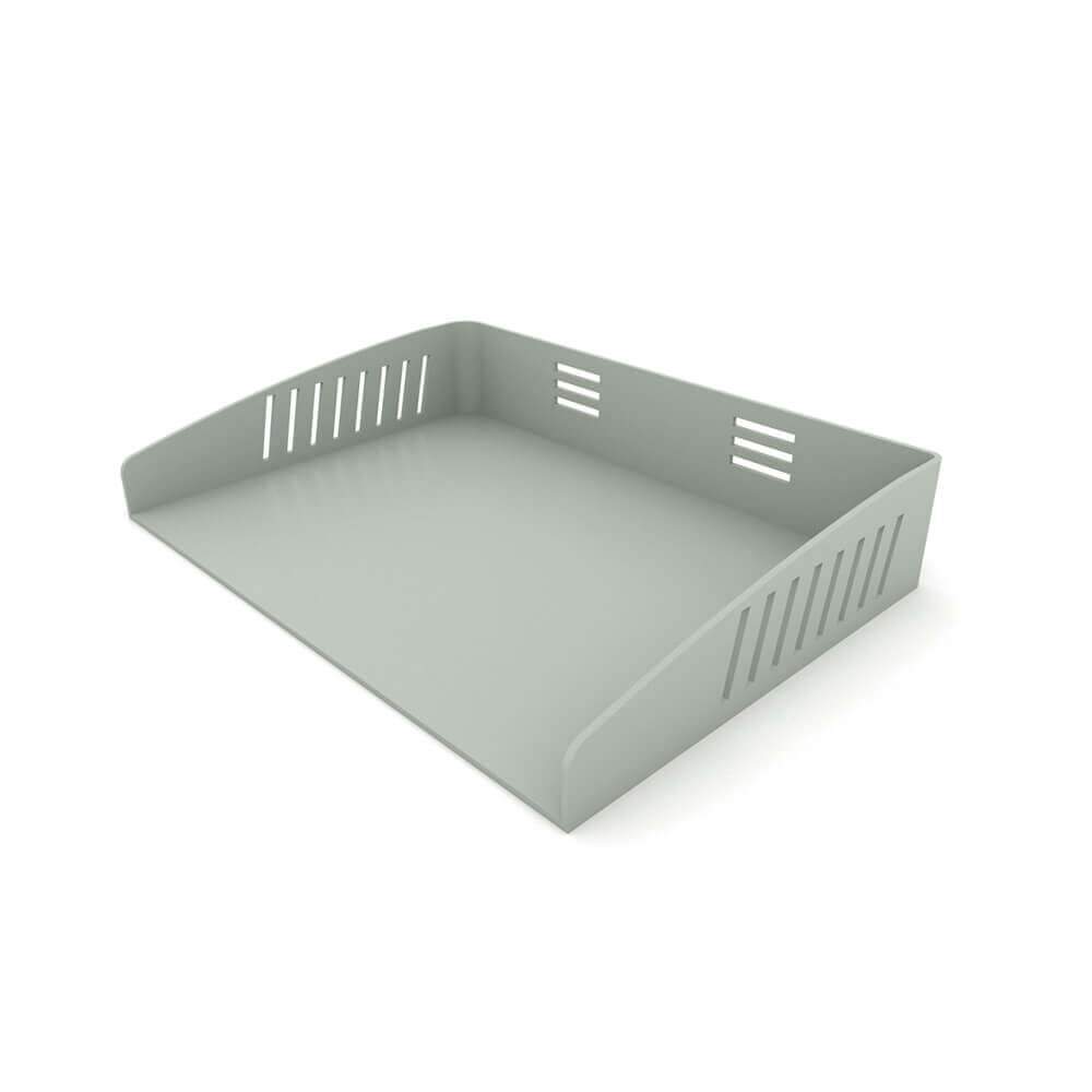 Charola papelera metálica