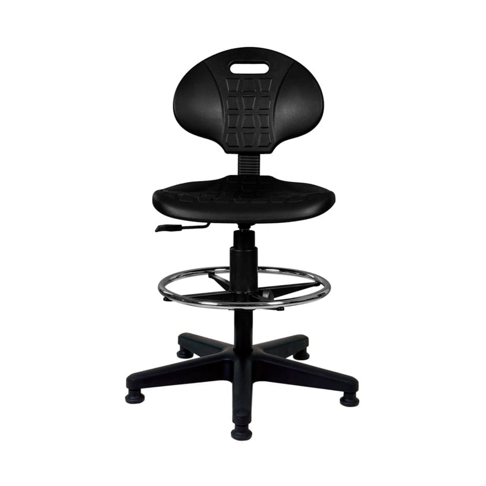 Silla Cajero Sin Brazos Industrial Aro Cromado OFIK 287