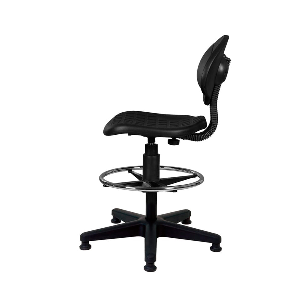 Silla Cajero Sin Brazos Industrial Aro Cromado OFIK 287