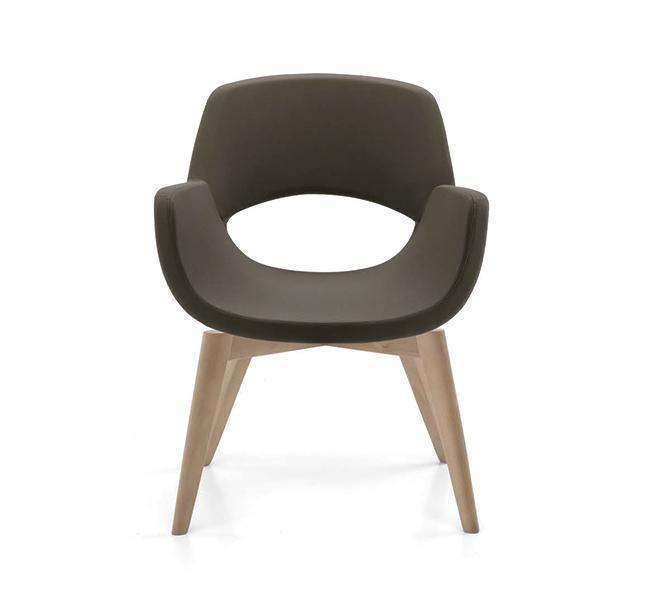 Sillón Kira Labenze Base de Madera