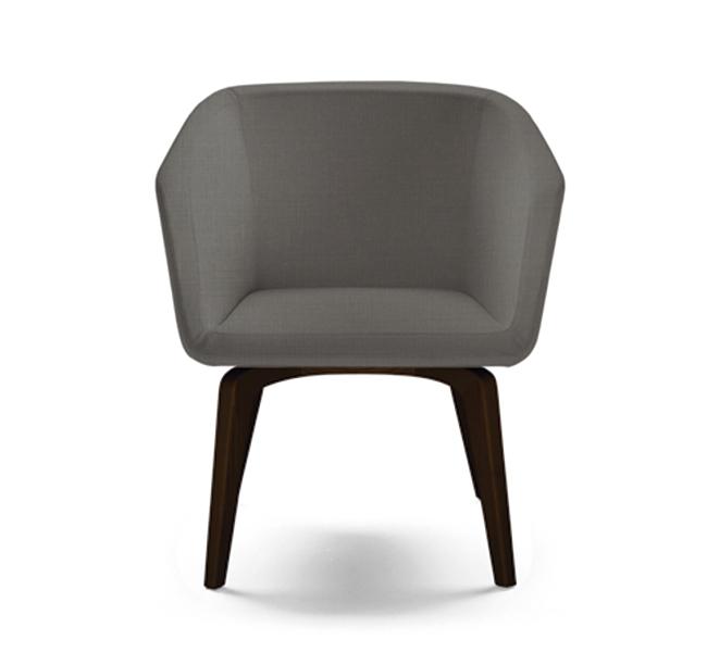 Sillón Meg Labenze Base de Madera