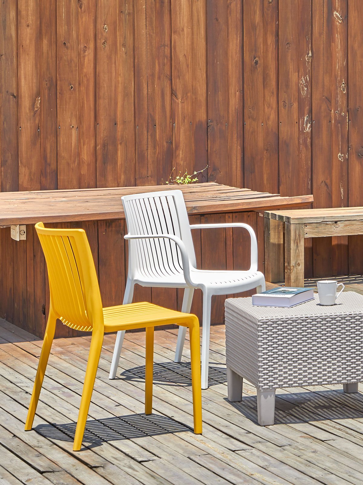 Silla Milos sin Brazos 7203B Lagoon