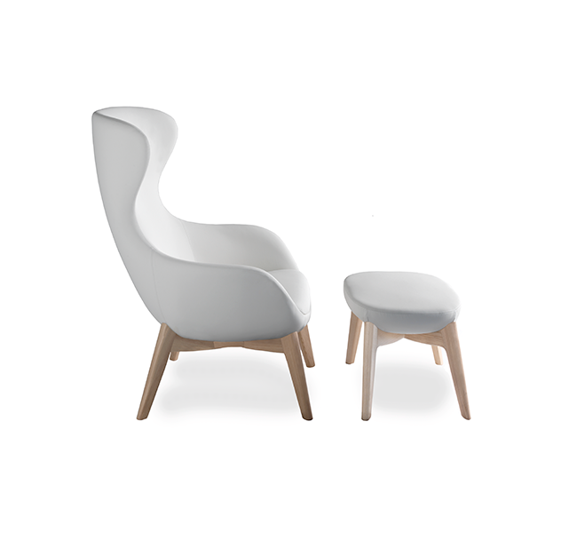 Sillón y Puf Queen Labenze