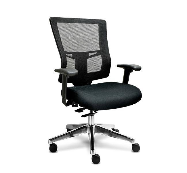 Sillón Ejecutivo Quadra Respaldo Medio Mesh Lisa RE-1391 Reqüiez