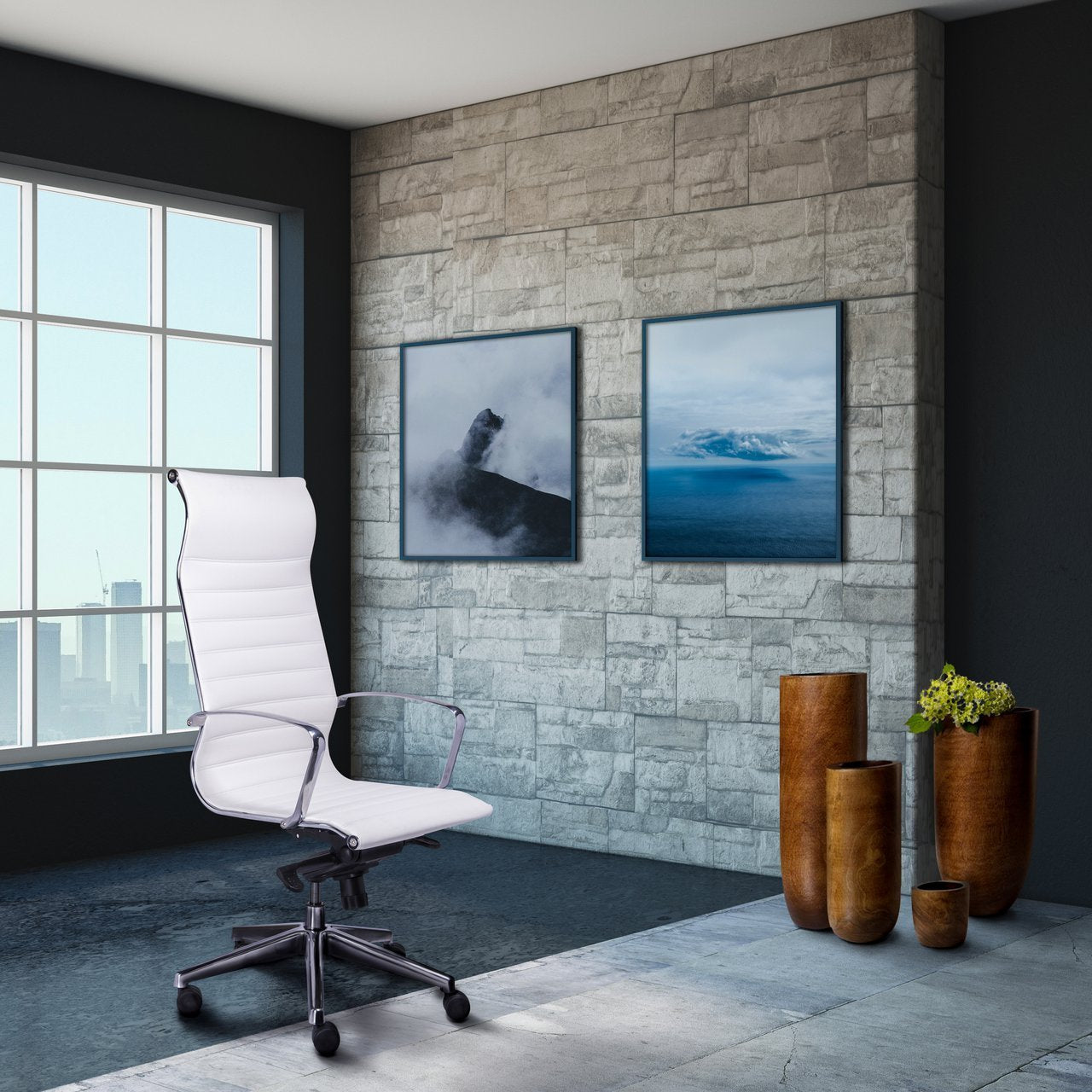 Silla ejecutiva retro re-1750 requiez