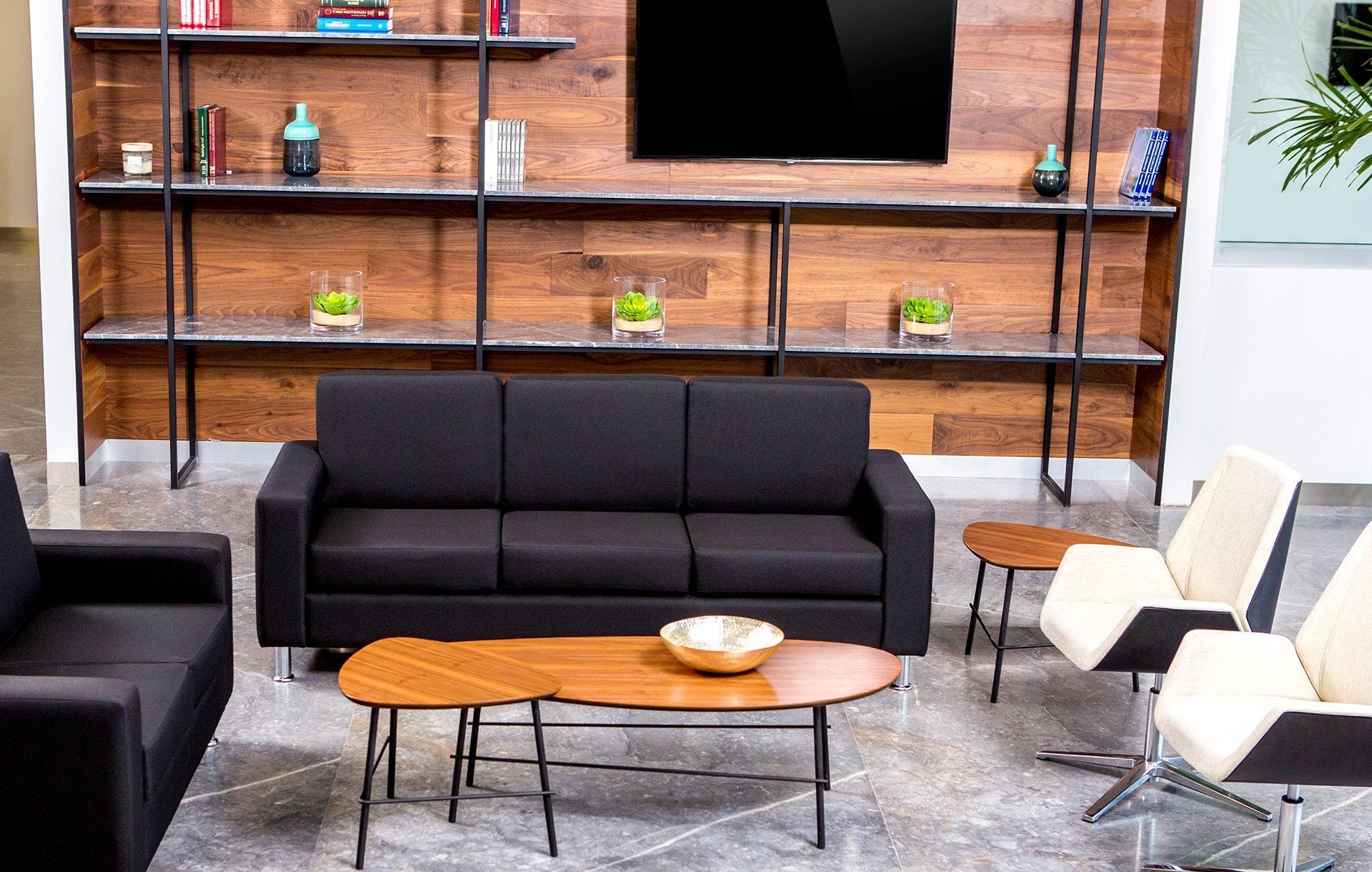 Sofá rubi de 3 plazas techno