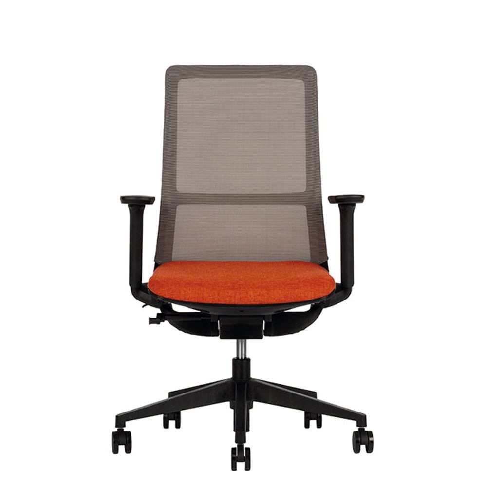 Silla Sense Respaldo Bajo Black Techno