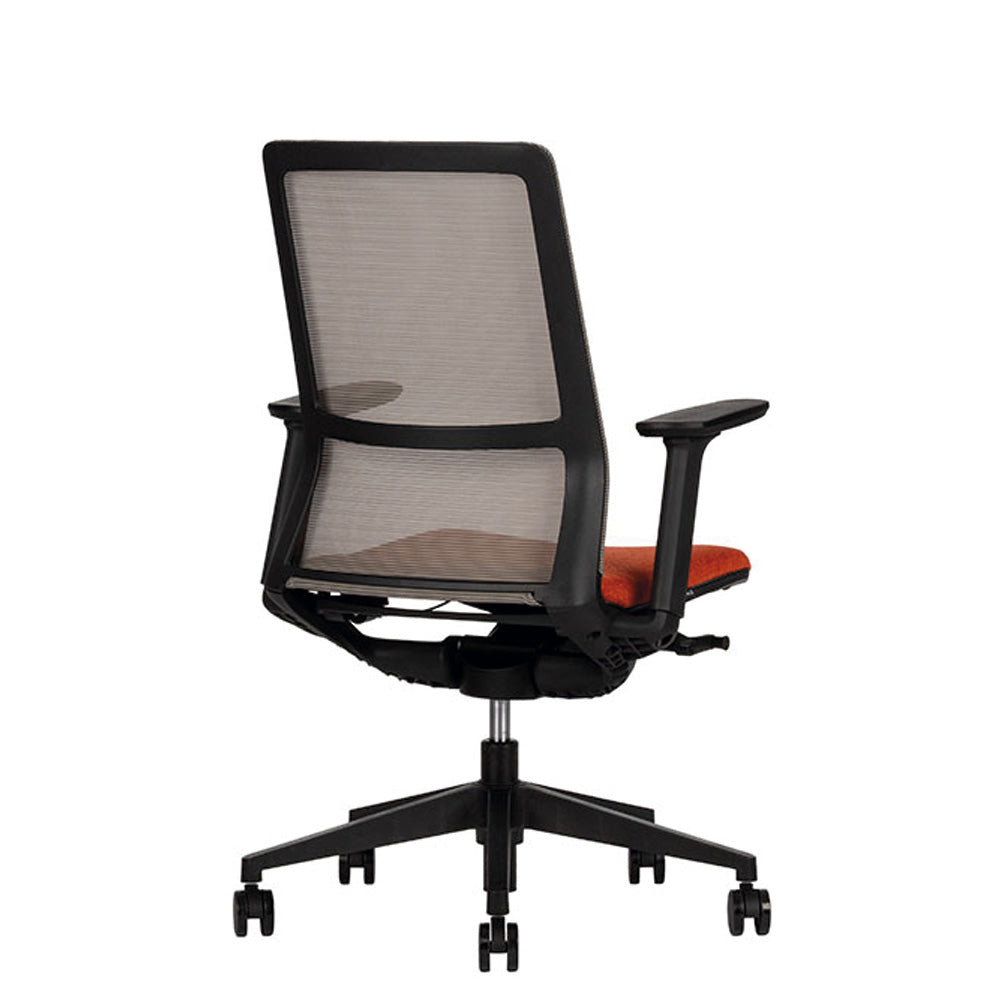 Silla Sense Respaldo Bajo Black Techno