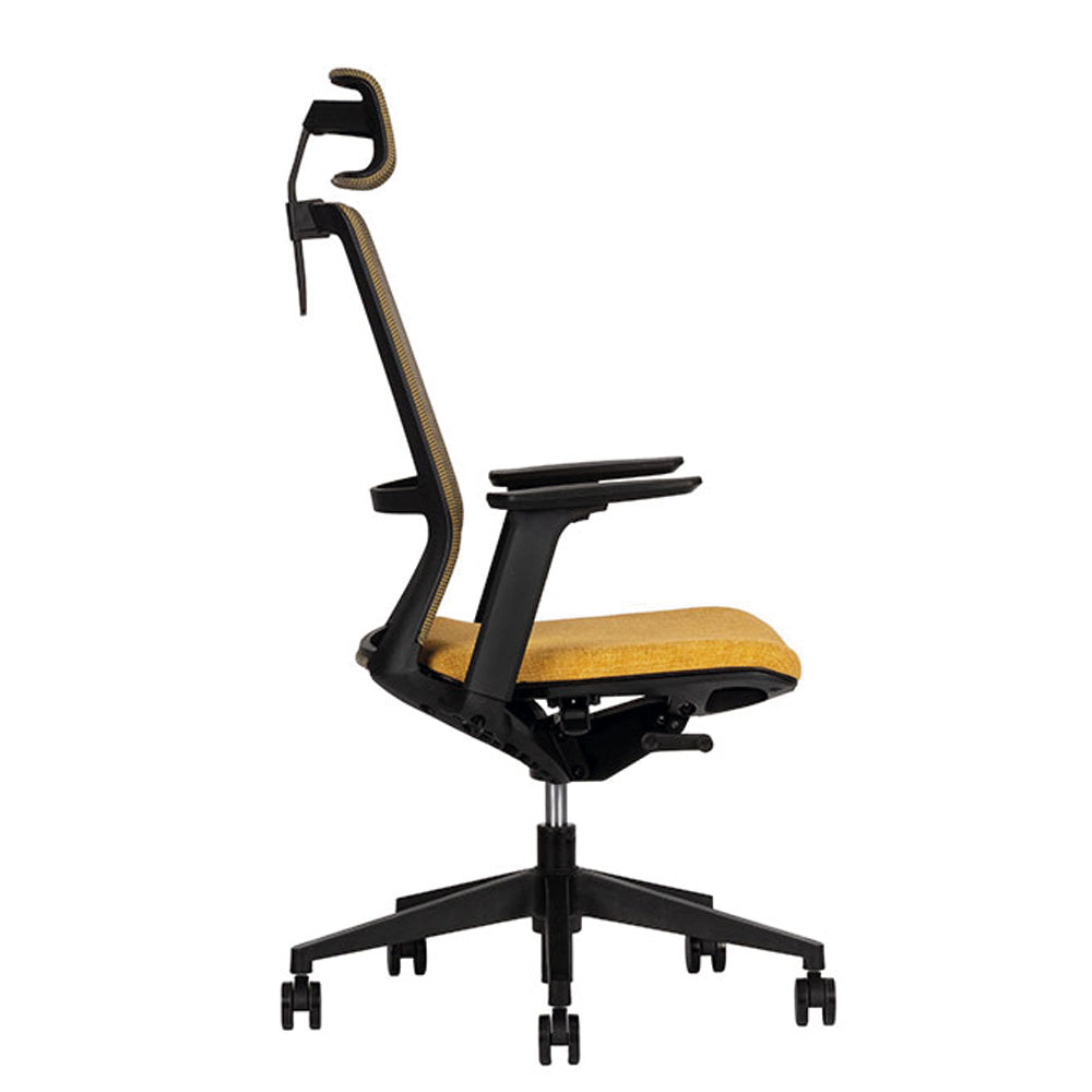 Silla Sense Respaldo Alto Black Techno