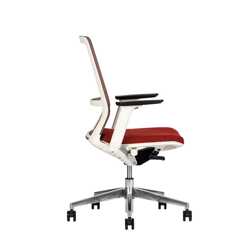 Silla Sense Respaldo Bajo White Techno