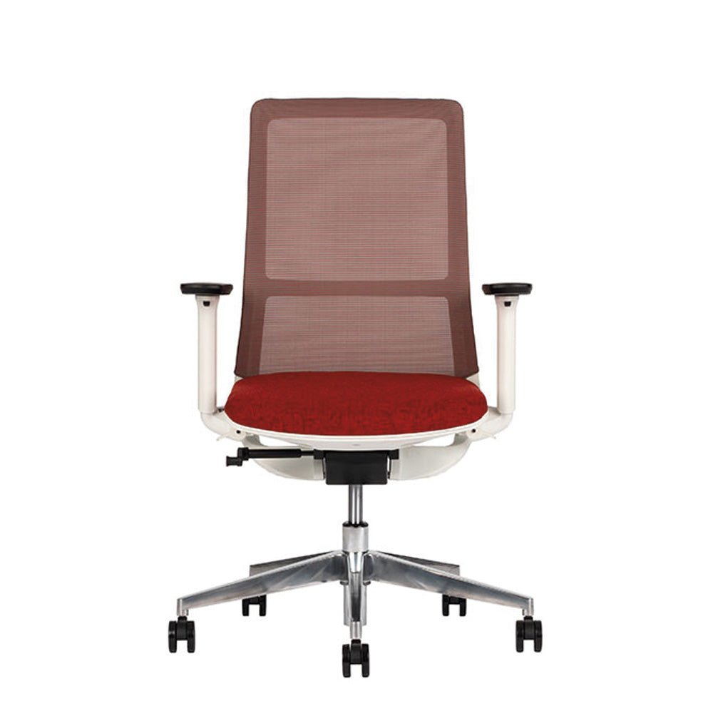 Silla Sense Respaldo Bajo White Techno