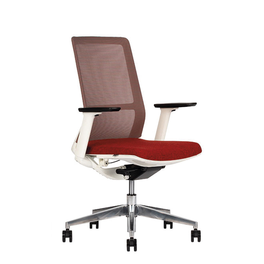 Silla Sense Respaldo Bajo White Techno