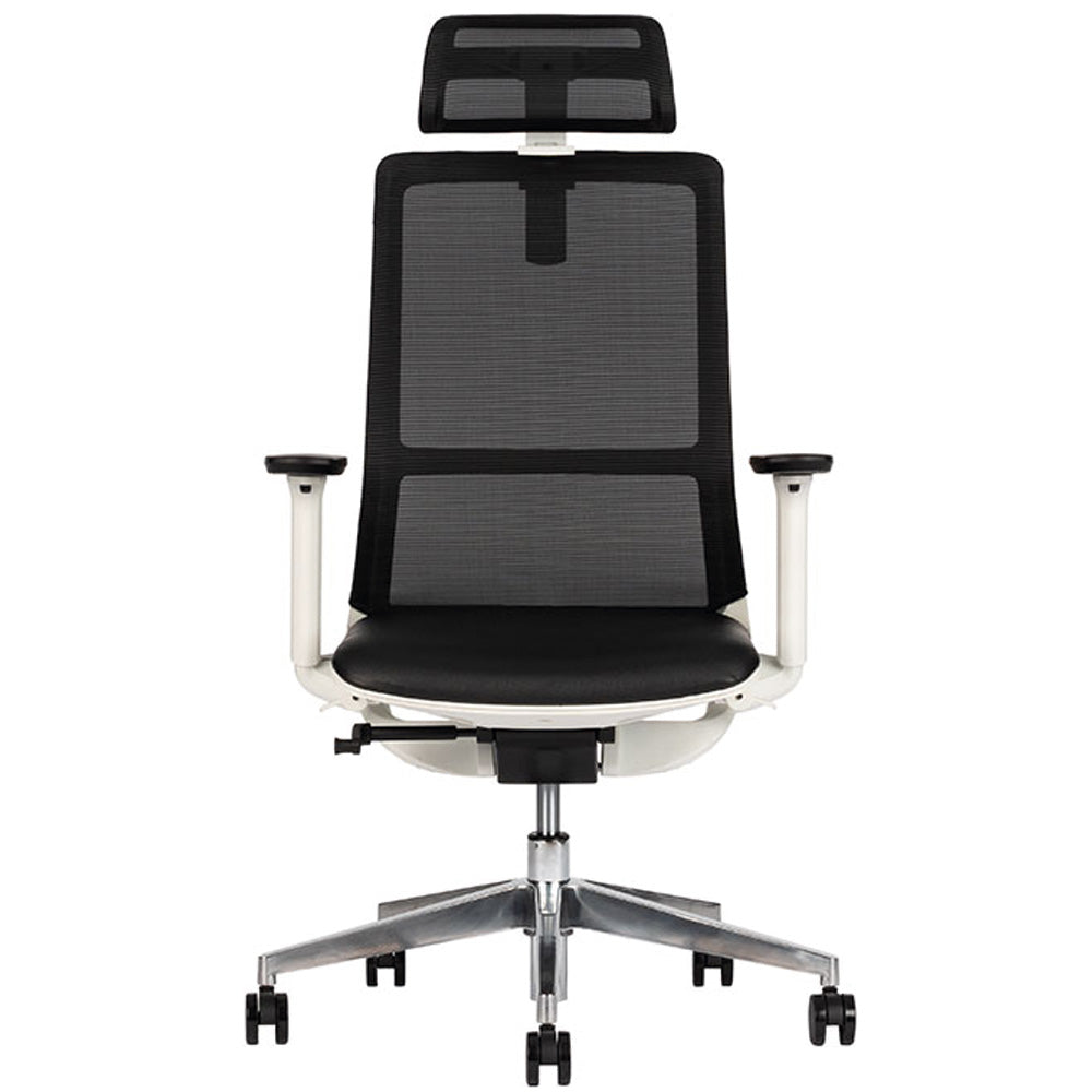 Silla Sense Respaldo Alto White Techno