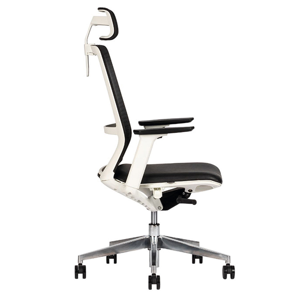 Silla Sense Respaldo Alto White Techno