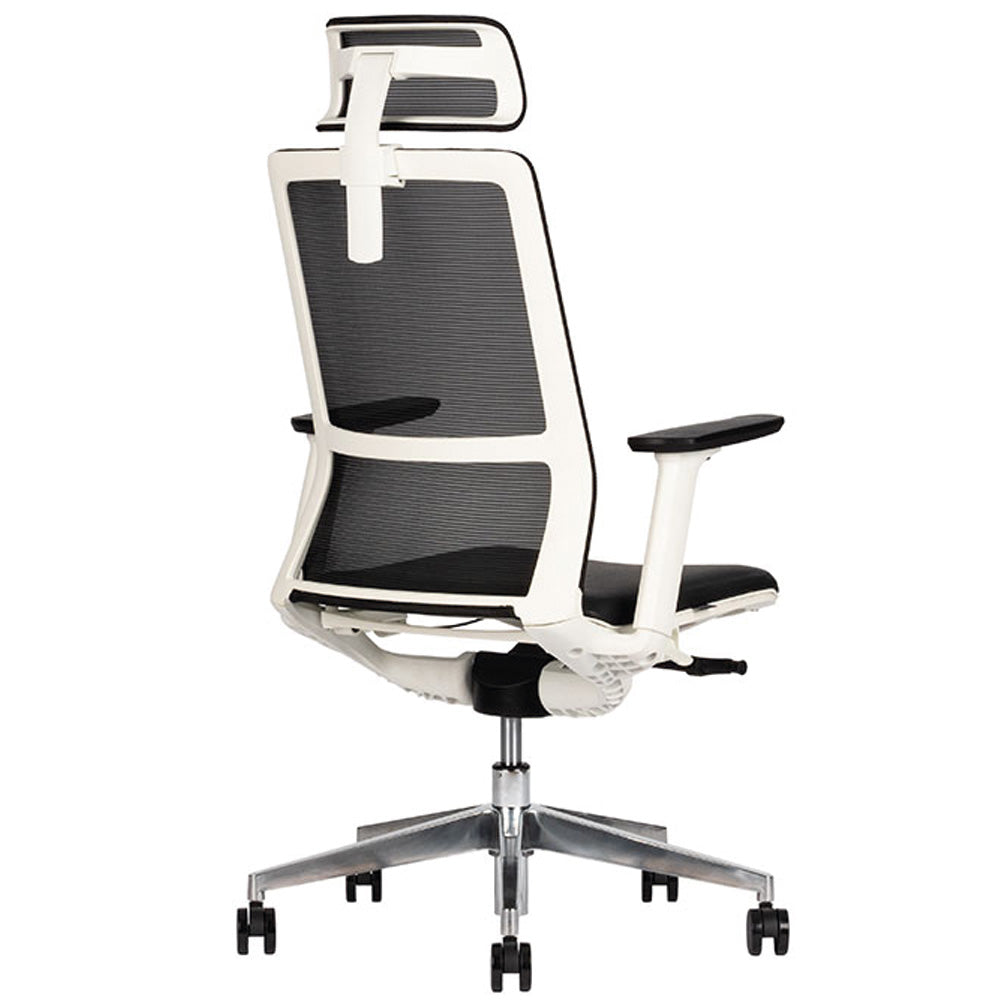 Silla Sense Respaldo Alto White Techno