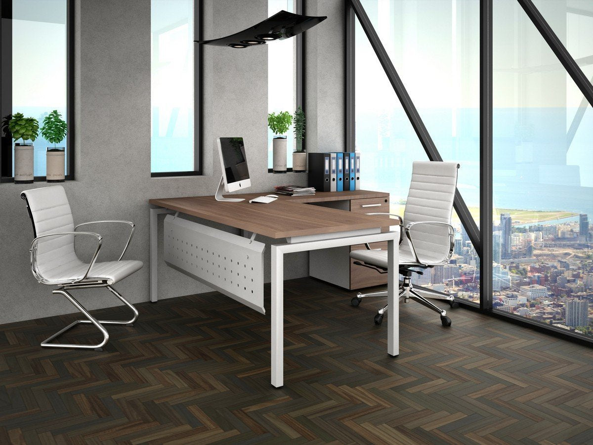 Escritorio semi ejecutivo en l