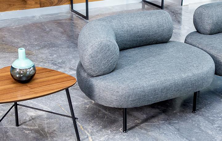 Sofá wave de 1 plaza techno