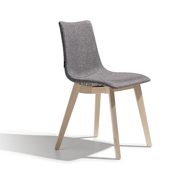 Silla zebra natural tapizada labenze