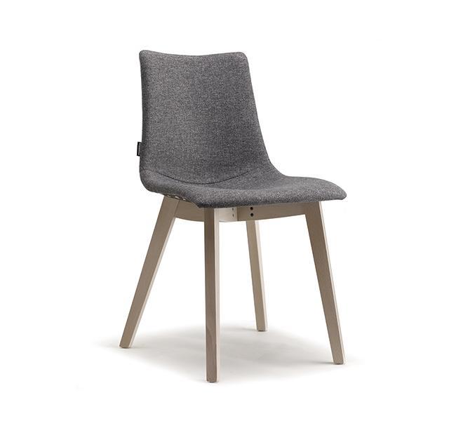 Silla zebra natural tapizada labenze