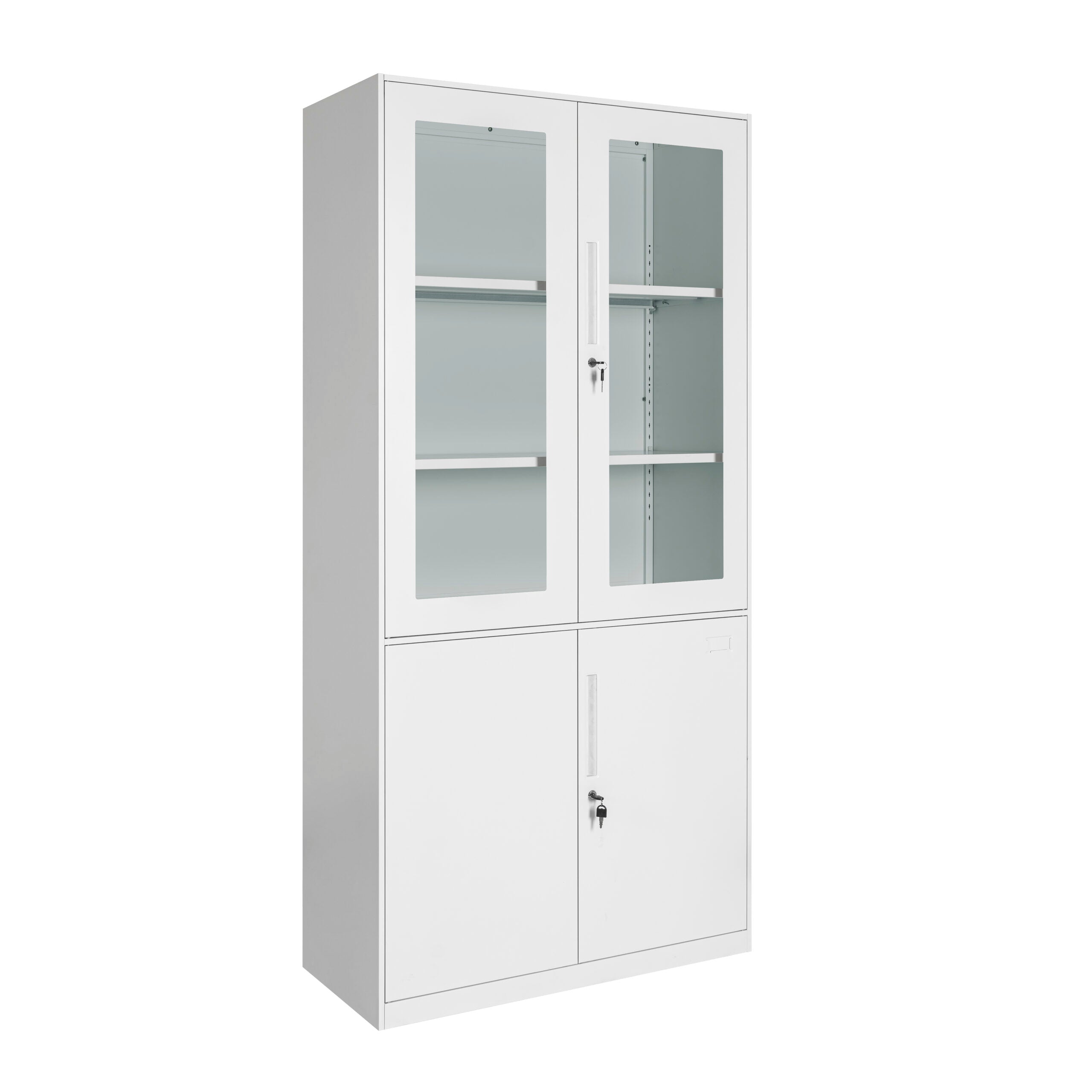 Gabinete Combinado Con Puertas De Vidrio 1.85 MC (Armado)