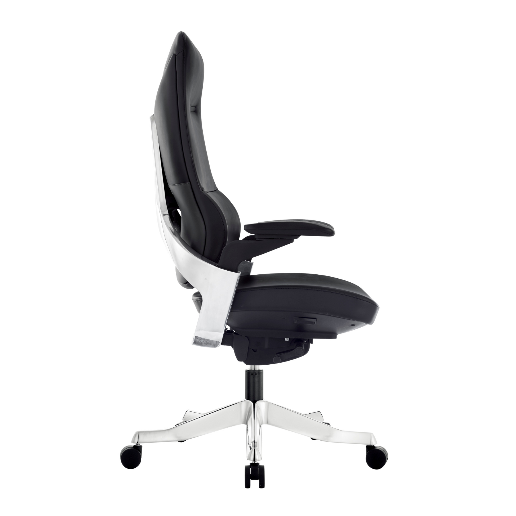 Silla Ejecutiva TA01 Vinipiel Negro y Base Cromada
