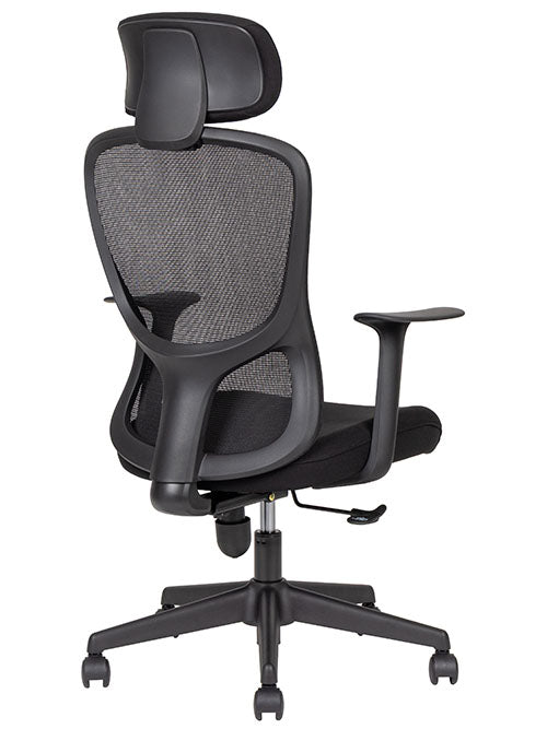 Silla Journey Black Respaldo Alto Techno