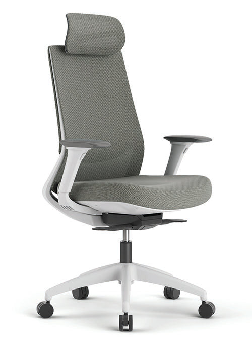 Silla Ejecutiva Respaldo Alto Royal Blanco Techno